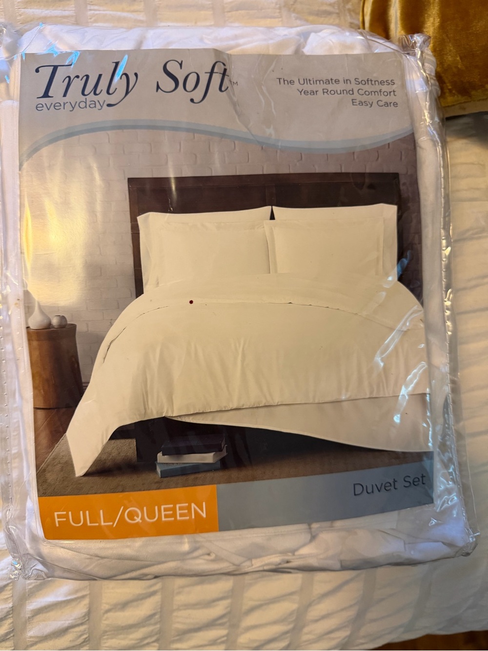 Truly Soft Everyday Cream Duvet Set - Full/Queen